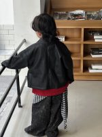 [90-150cm]クール 防風 ライダースジャケット - Image 5