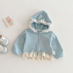 [73-120cm]フード付き アウター/パンツ 女の子 おしゃれ カジュアル - Image 3