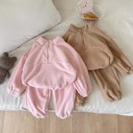 [73-120cm] あったか トップス+パンツ セットアップ - Image 10