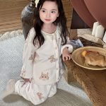 [100-160cm]ふわふわ あったか 女の子 ルームウェア