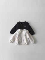 [73-120cm]セーラーカラー アウター女の子 シンプル 合わせやすい - Image 3