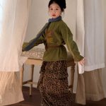 [90-150cm]カジュアル アルファベット 長袖 Tシャツ