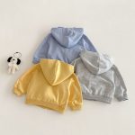 [73-120cm] 可愛い 合わせやすい ジップパーカー - Image 3