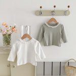 [66-100cm]長袖トップス ベビー 女の子 スウィート シンプル - Image 3