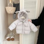 [66-100cm]可愛い あったか フード付き ダウンジャケット - Image 6