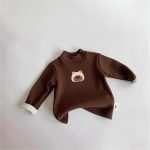 [73-120cm] 動物柄 裏起毛 トップス - Image 4