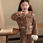 [100-160cm]花柄 可愛い もこもこ ルームウェア - Image 9