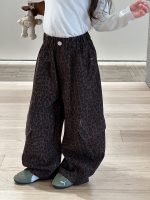 [90-150cm] ヒョウ柄 ボトムス パンツ - Image 4