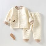 [66-90cm]退院着 トップス+パンツ ルームウェア - Image 4