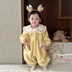 [66-100cm] もこもこ 可愛い ロンパース - Image 4