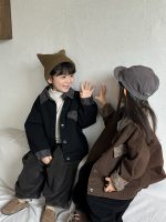 [80-140cm]ナチュラル レトロ ジャケット - Image 6