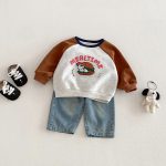 [73-120cm]新作 カートゥーン カジュアル トレーナー - Image 2