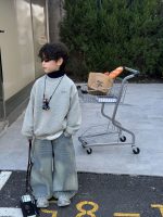 [90-160cm] カジュアル ゆったり トレーナー - Image 6