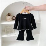 [73-120cm]おしゃれ 可愛い 女の子 トップス+パンツ セットアップ - Image 4