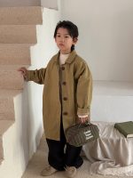 [90-150cm]大人っぽい 軽やかな着心地 ロングコート