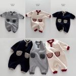 [66-90cm]新作 ナチュラル 着心地抜群 ベビー ロンパース - Image 4