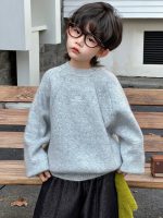 [100-160cm]ナチュラル シンプル ニット セーター - Image 5