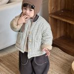 [73-110cm] チェック柄 アウター/トレーナー/パンツ