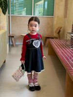 [90-140cm]大注目 スウィート トップス/デニムワンピース - Image 7