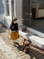 [90-140cm]おしゃれ レトロ カーディガン/スカート - Image 2