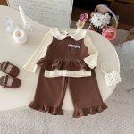 [73-110cm]セットアップ ベビー 女の子 トップス or ベスト+パンツ - Image 11