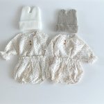 [66-100m]二点セット ベビー 女の子 トップス+ショートパンツ 肌触り良い