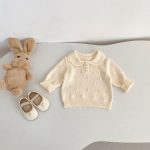 [66-100cm]ニットセーター OR パンツ ベビー 女の子 おしゃれ 無地 - Image 8