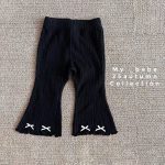 [73-120cm]おしゃれ トレンド お出かけに ボーダー柄 トップス/パンツ