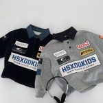 [90-140cm] POLOネック 裏起毛 トレーナー - Image 5