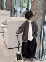 [90-160cm] 着心地抜群 ニット カーディガン