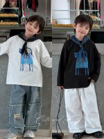 [110-160cm] プリント 長袖 Tシャツ - Image 8