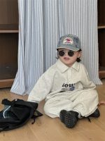 [90-140cm] POLOネック トレーナー+パンツ セットアップ