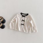 [73-120cm] おしゃれ リボン付き 女の子 トップス - Image 3