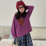 [90-150cm]カジュアル アルファベット 長袖 Tシャツ - Image 8