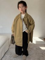 [90-150cm]大人っぽい 軽やかな着心地 ロングコート - Image 2