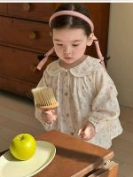 [80-130cm]女の子 シャツ/レギンス 可愛い 花柄 肌触り良い - Image 3