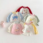 [73-120cm]カートゥーン キュート 女の子 長袖 Tシャツ - Image 6