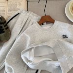 [73-120cm] シンプル トレーナー+パンツ セットアップ - Image 5