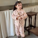 [100-160cm]花柄 可愛い もこもこ ルームウェア - Image 10