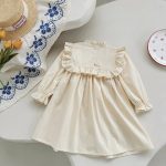 [90-140cm]刺繍 ガーリー 女の子 ワンピース - Image 5