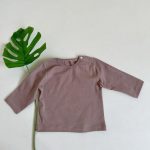 [66-100cm]肌に優しい シンプル 長袖 Tシャツ - Image 2