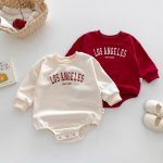 [66-90cm]アルファベット 着心地良い ベビー ロンパース - Image 2