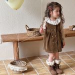 [80-130cm]おしゃれ ガーリー 女の子 トップス/ワンピース - Image 5