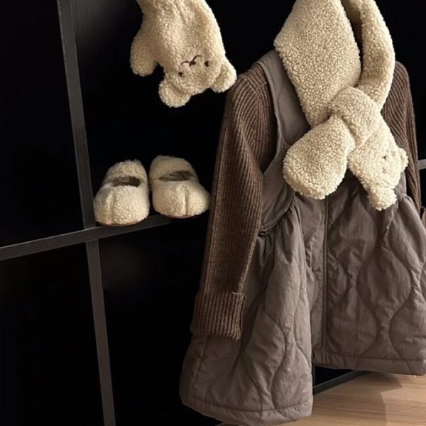 [100-140cm]シンプル おしゃれ あったか トップス/ワンピース