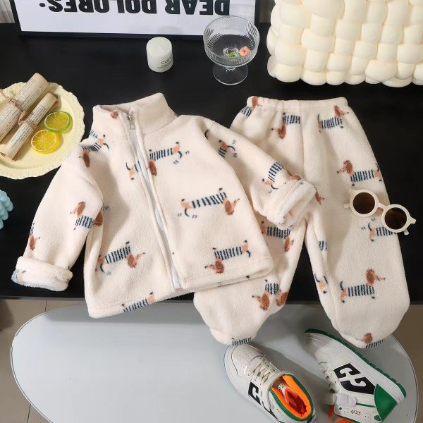 [80-150cm]もこもこ スタンドネック 着やすい ルームウェア