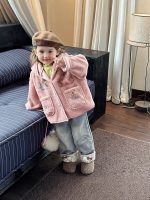 [73-120cm]秋 ふわふわ フード付き アウター - Image 6