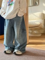 [100-150cm]ゆったり 履きやすい デニムパンツ - Image 2