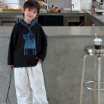 [110-160cm] プリント 長袖 Tシャツ