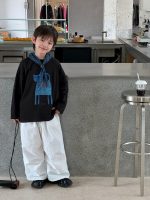 [110-160cm] プリント 長袖 Tシャツ