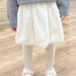 [73-120cm]可愛い 犬柄 女の子 セーター/スカート